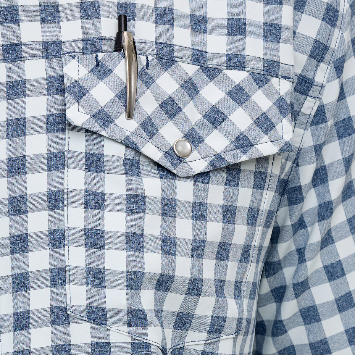 Deep Water Pearl Snap Shirt-GameGuard