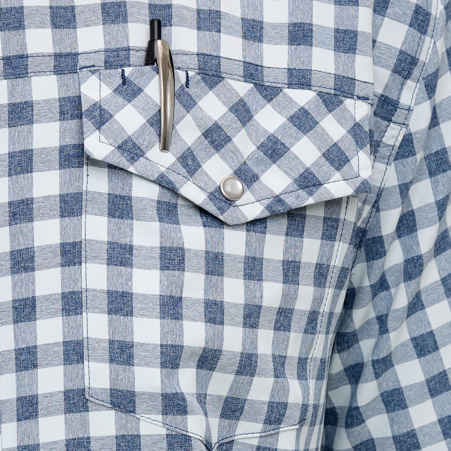 Deep Water Pearl Snap Shirt-GameGuard