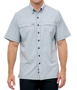 White TekCheck Shirt-GameGuard