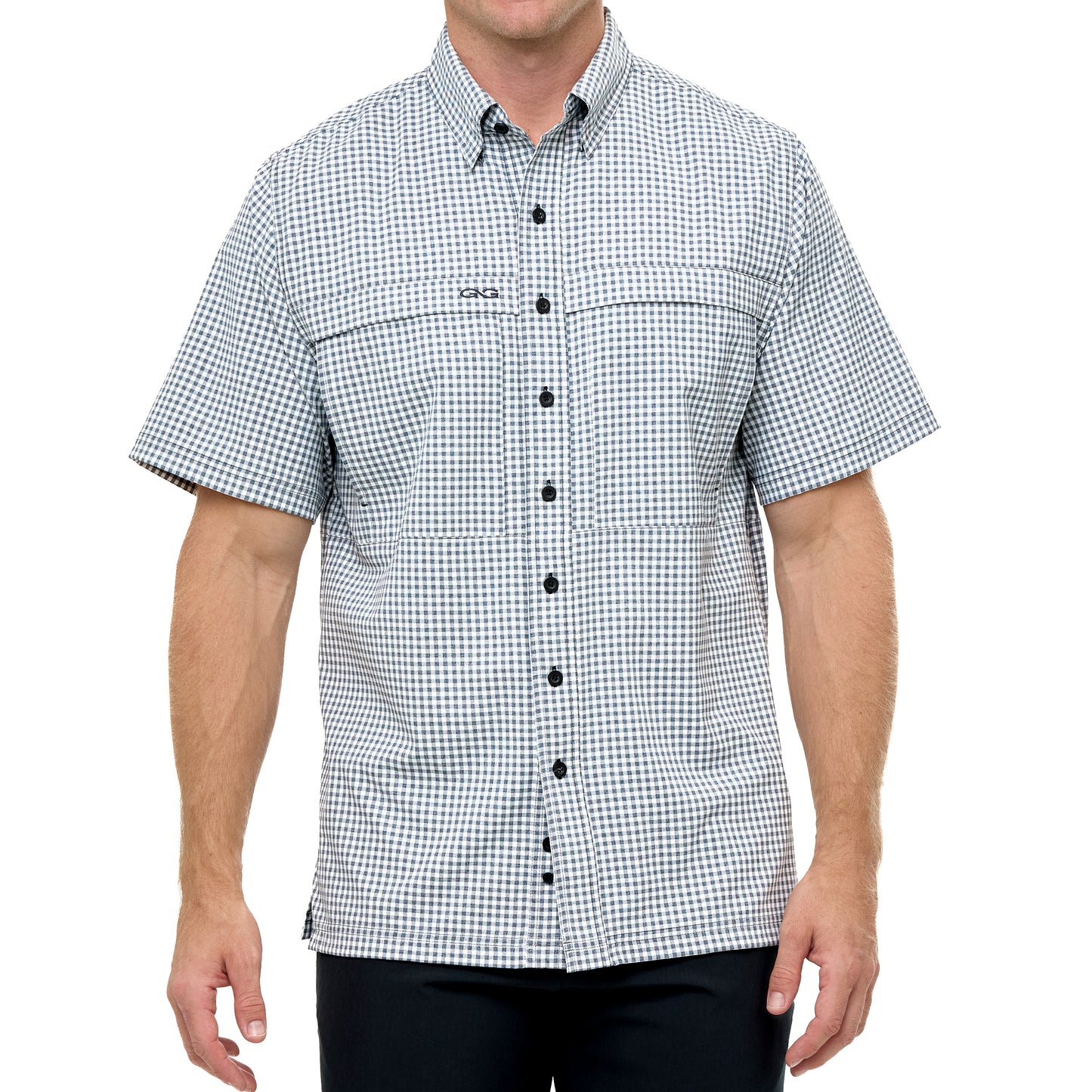 White TekCheck Shirt-GameGuard