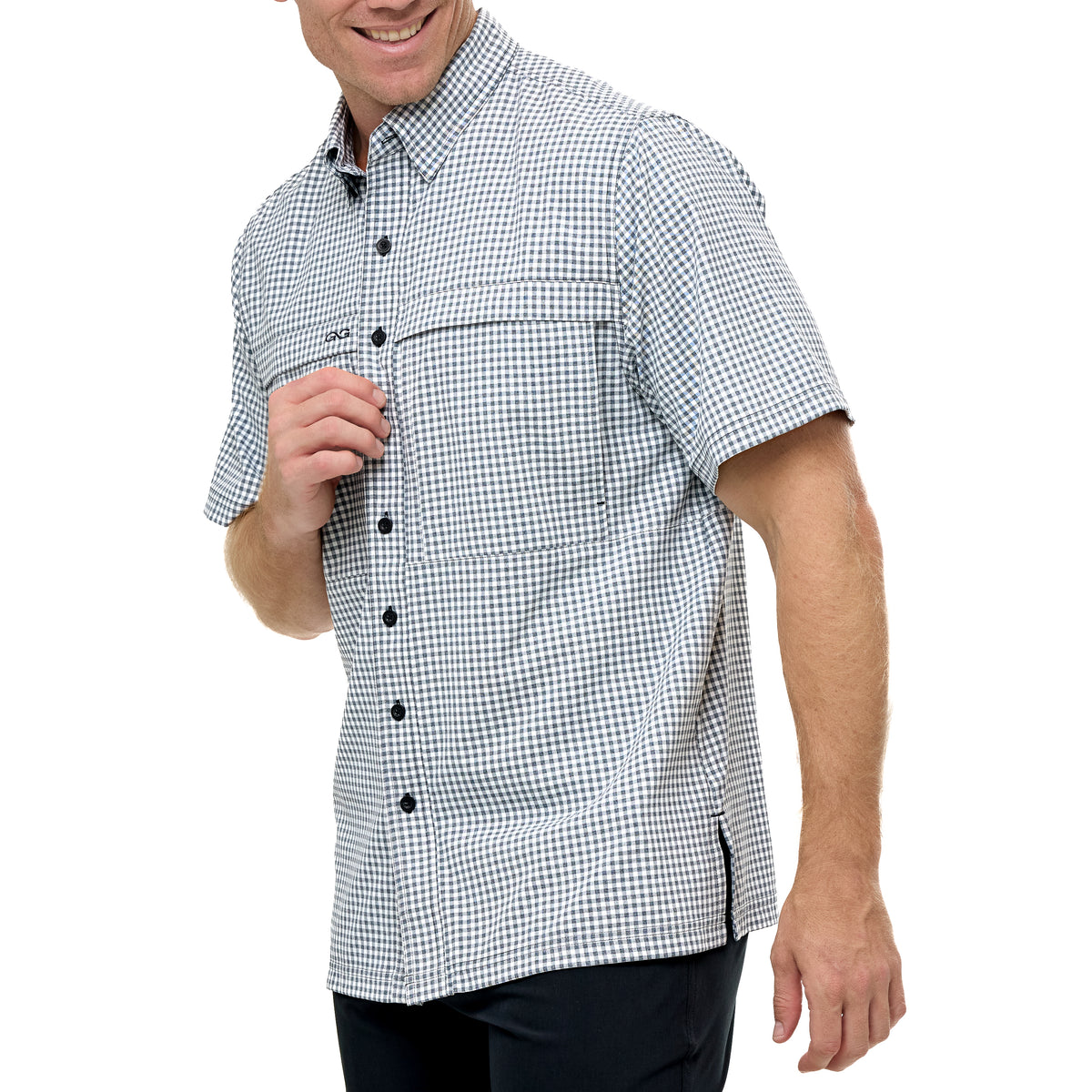White TekCheck Shirt-GameGuard