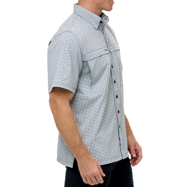 White TekCheck Shirt-GameGuard