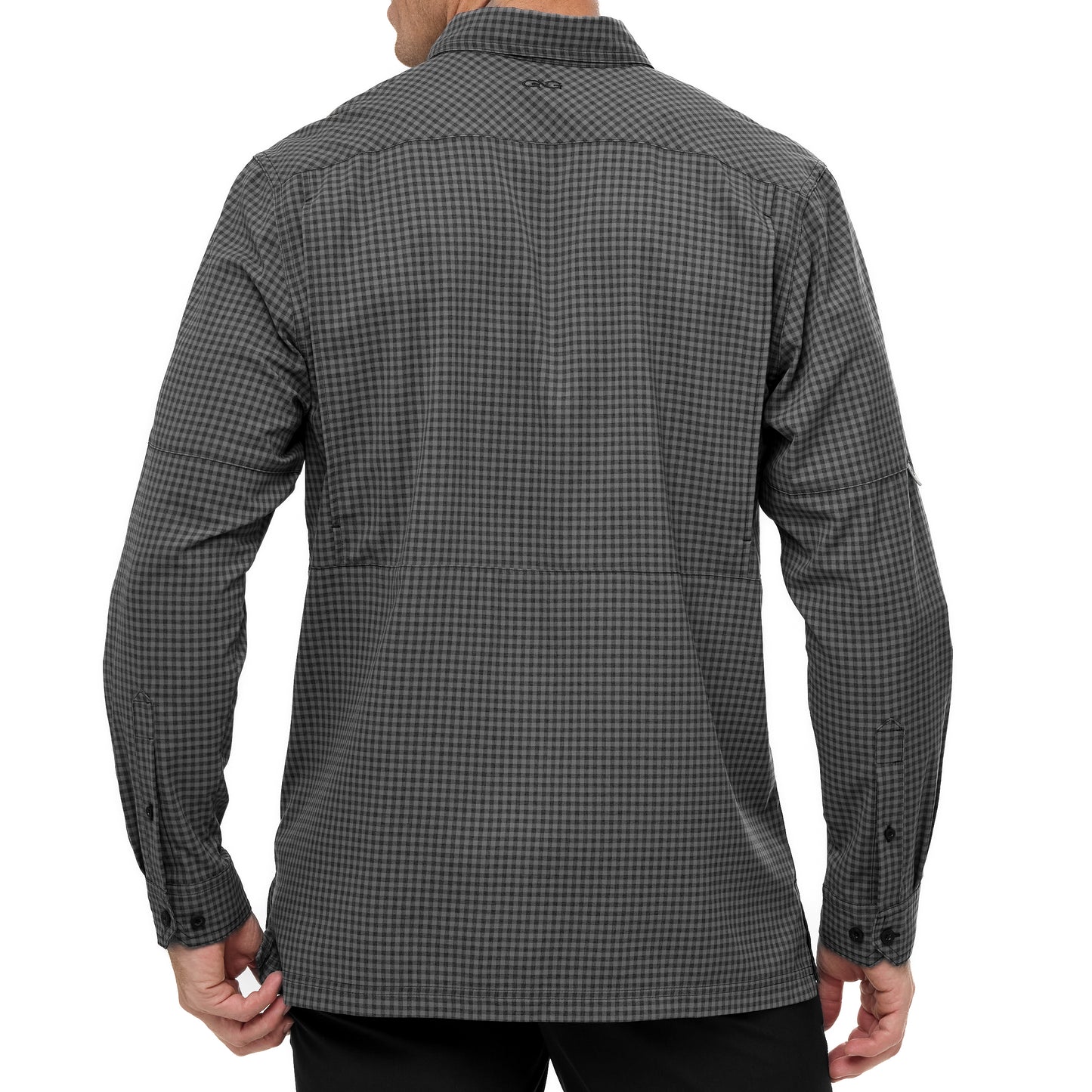GunMetal TekCheck Shirt | Long Sleeve-GameGuard