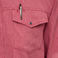 Crimson Pearl Snap Shirt | Long Sleeve-GameGuard
