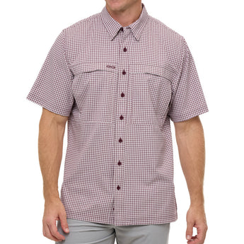 Maroon TekCheck Shirt-GameGuard