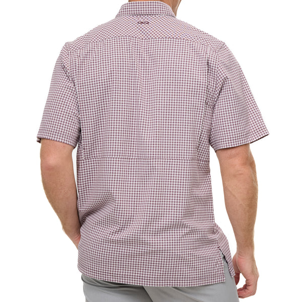 Maroon TekCheck Shirt-GameGuard