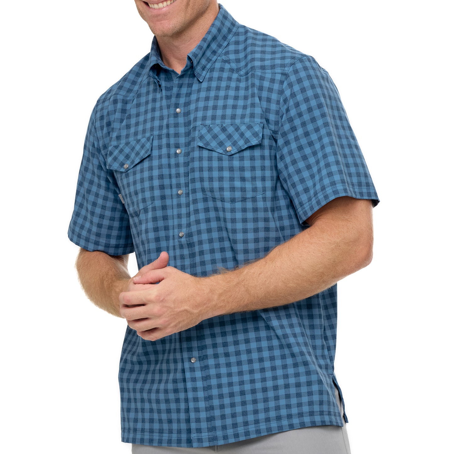 Slate Pearl Snap Shirt-GameGuard