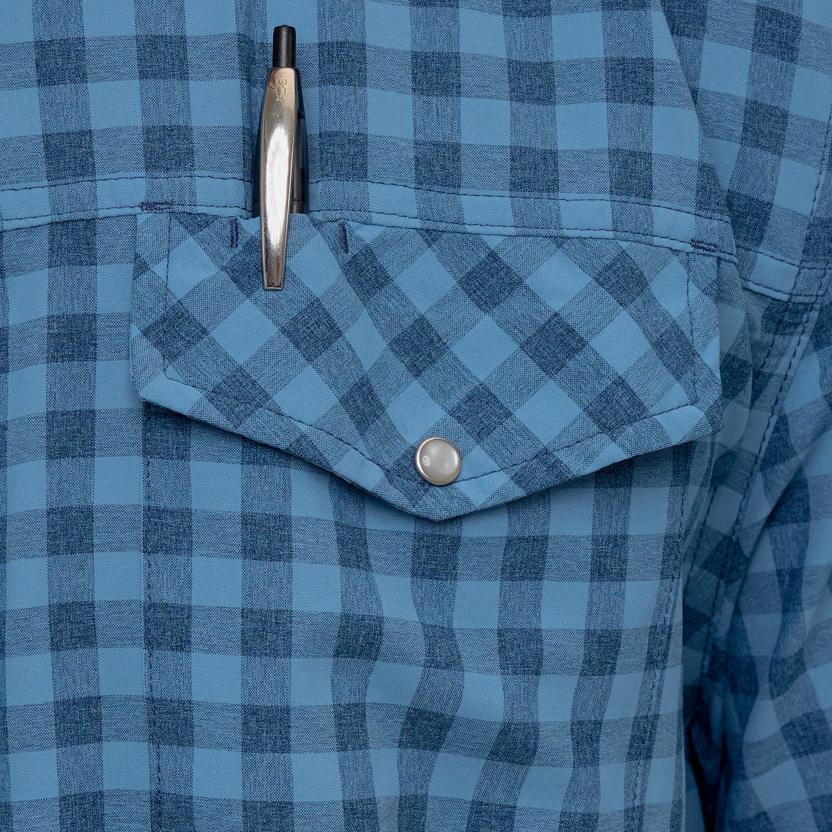 Slate Pearl Snap Shirt-GameGuard