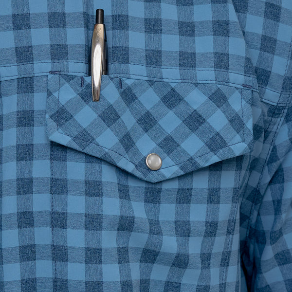 Slate Pearl Snap Shirt-GameGuard