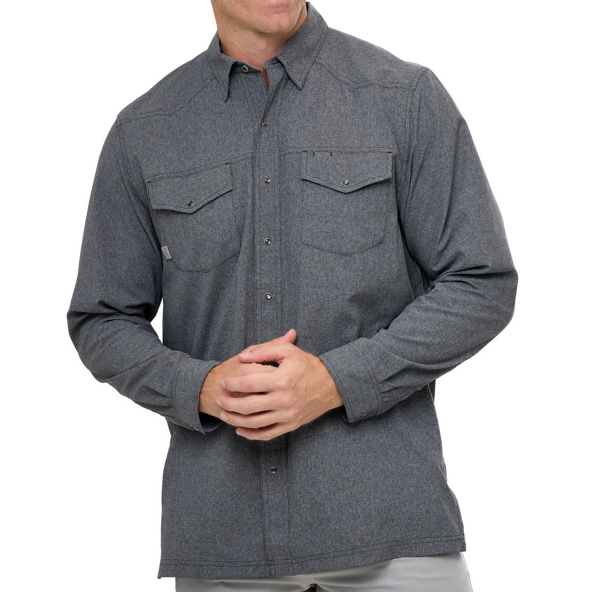 Caviar Pearl Snap Shirt | Long Sleeve-GameGuard