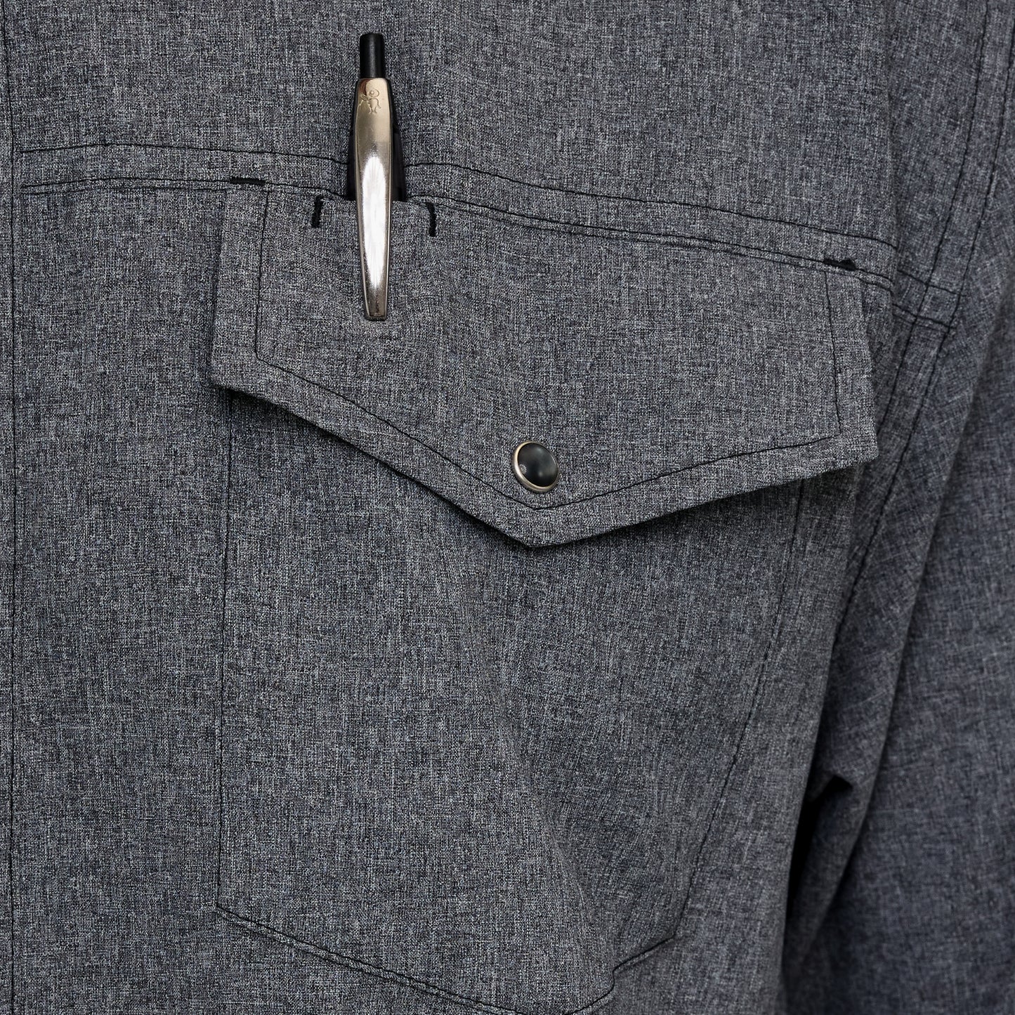 Caviar Pearl Snap Shirt | Long Sleeve-GameGuard