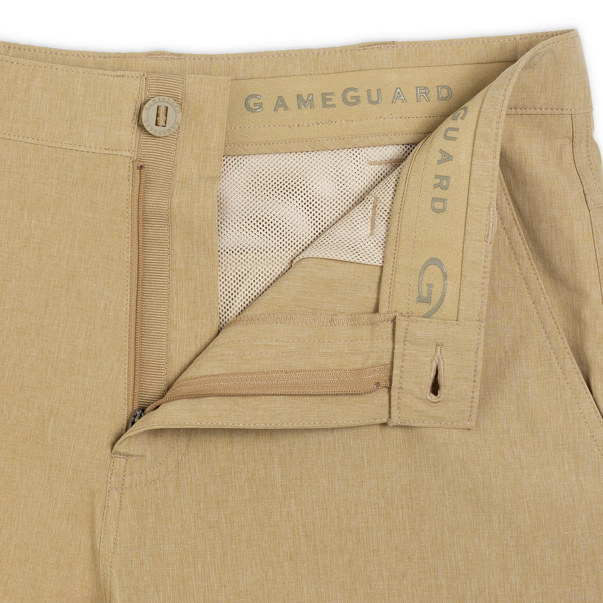 Khaki Travel Shorts-GameGuard