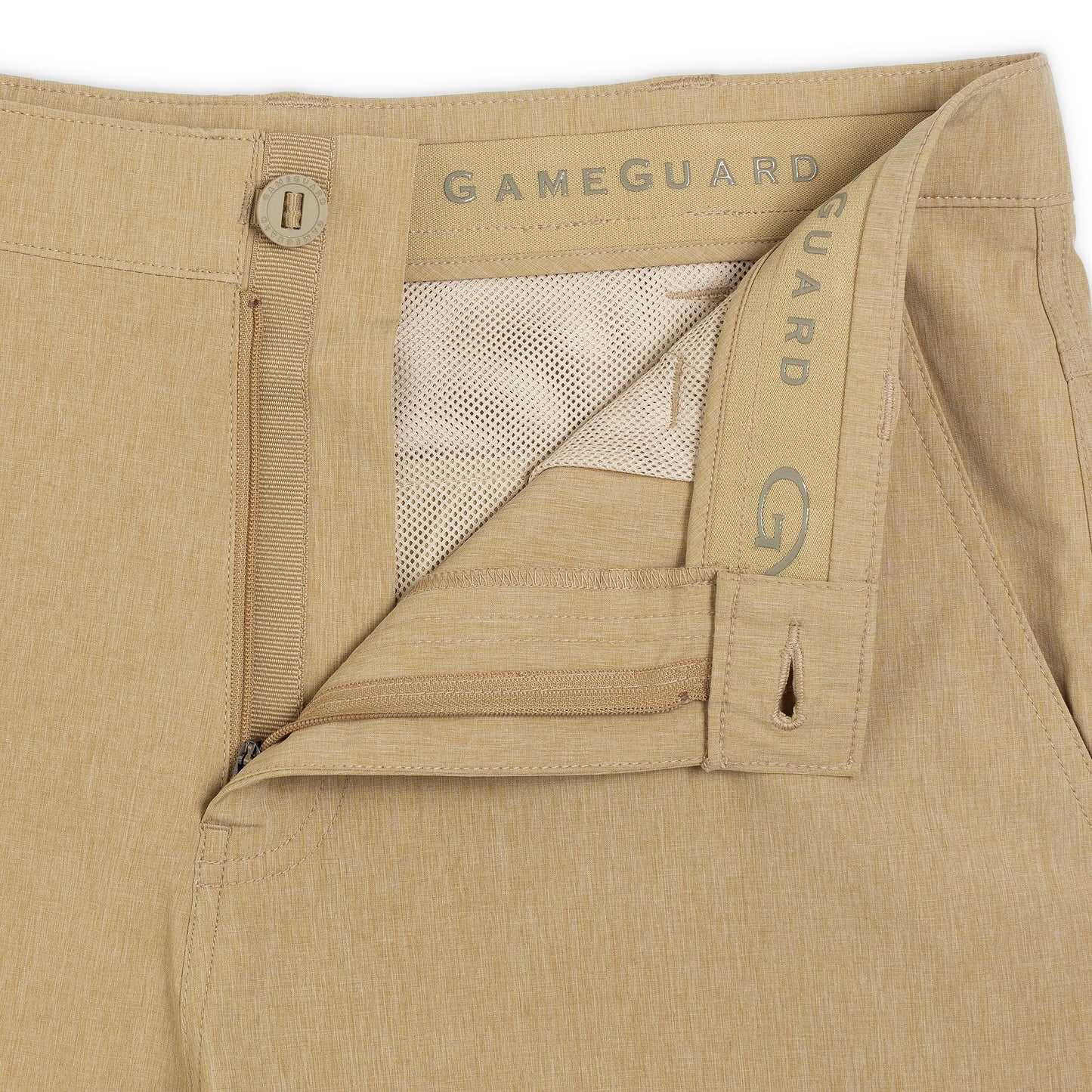 Khaki Travel Shorts-GameGuard