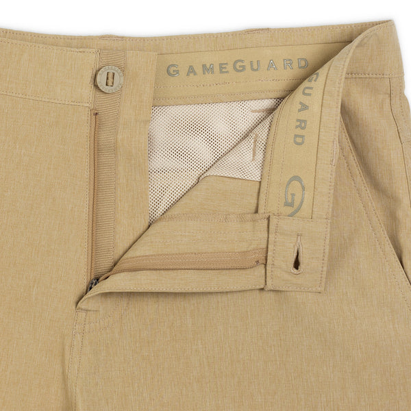 Khaki Travel Shorts-GameGuard