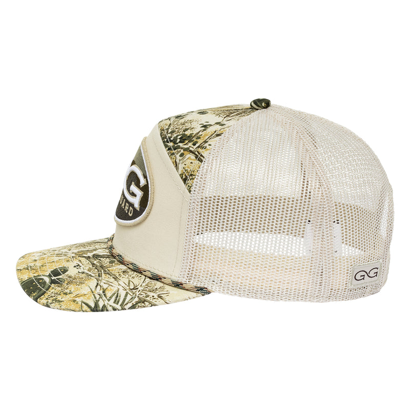 Load image into Gallery viewer, GameGuard Cap | 7-Panel | Stone MeshBack
