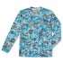 GameGuard Blue Digital Tracker Tee | Long Sleeve