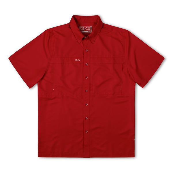 Camisa Microfibra color Carmesí