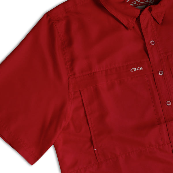 Camisa Microfibra color Carmesí