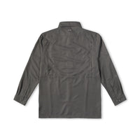 Camisa de microfibra GunMetal | Manga larga