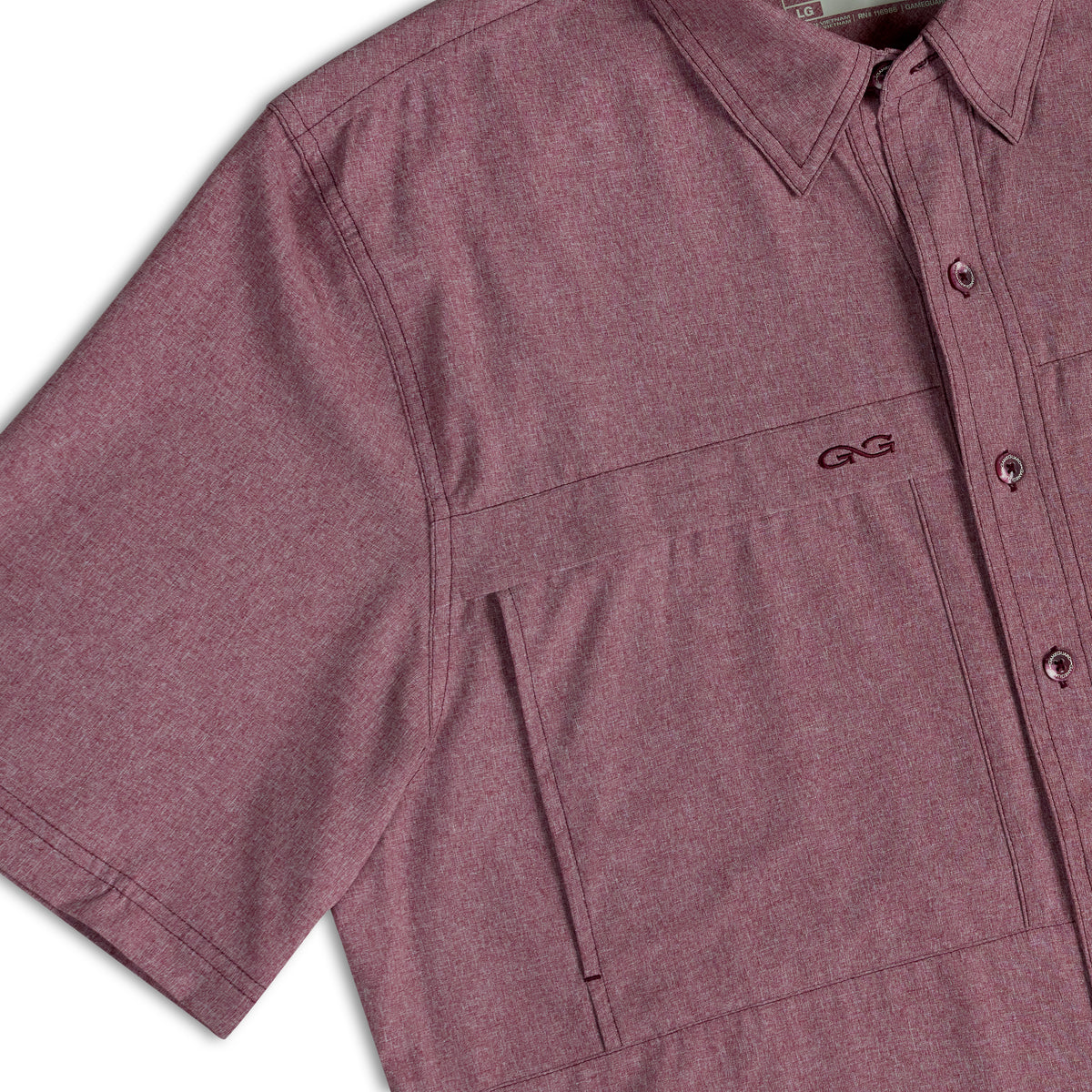 Maroon MicroTek Shirt