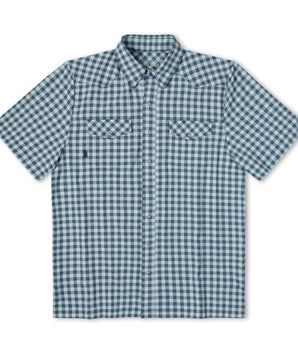 Deep Water Pearl Snap Shirt
