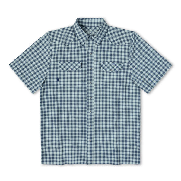 Deep Water Pearl Snap Shirt