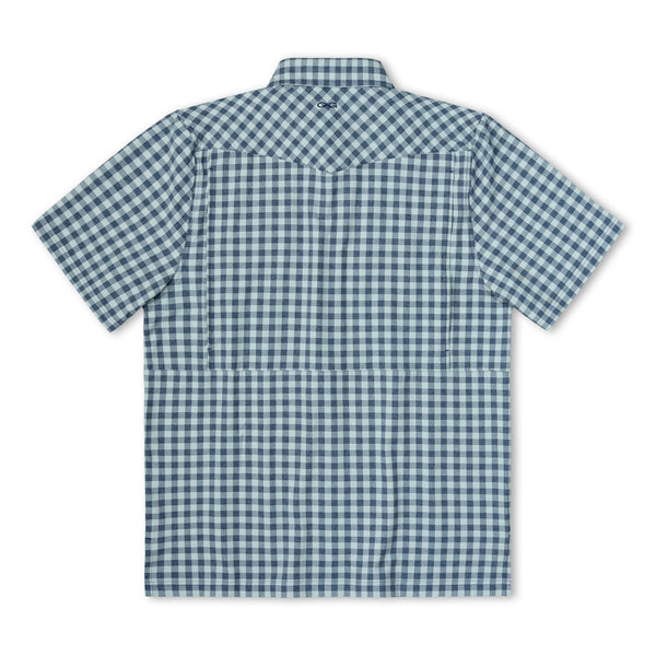 Deep Water Pearl Snap Shirt