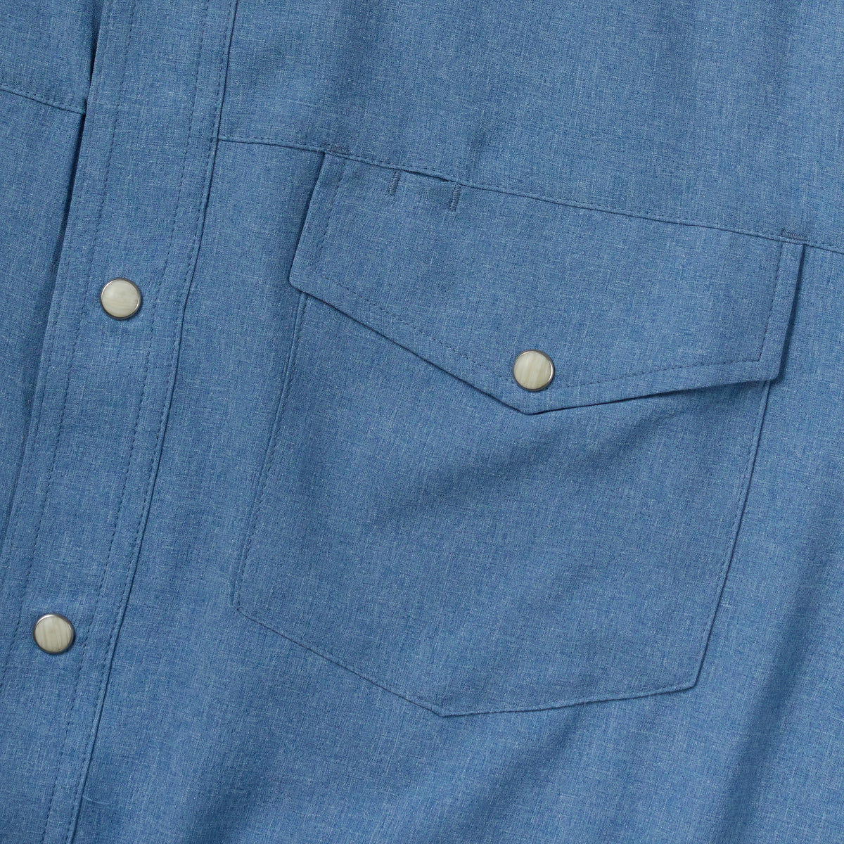 Off-Road Blue StockYard Shirt | Long Sleeve