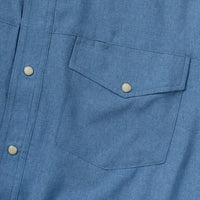Off-Road Blue StockYard Shirt | Long Sleeve