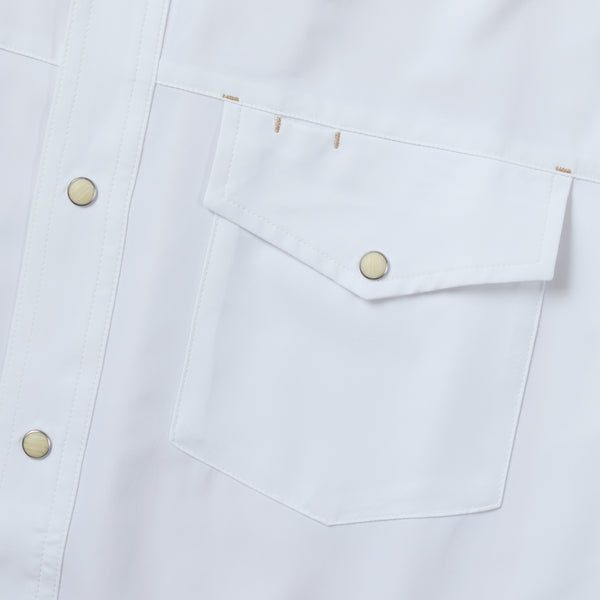 White StockYard Shirt | Long Sleeve