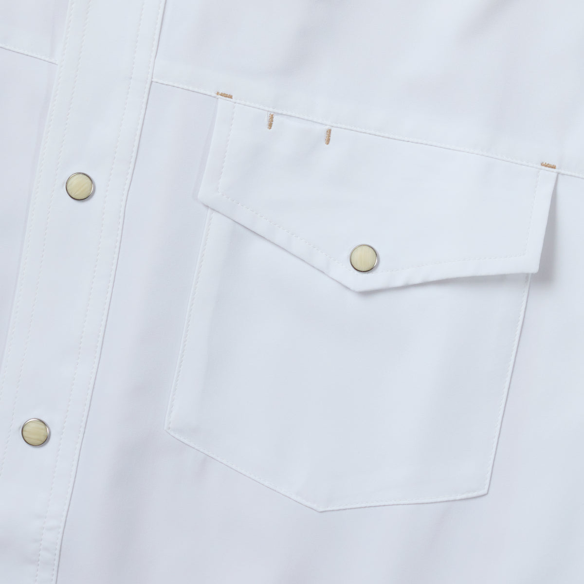 White StockYard Shirt | Long Sleeve