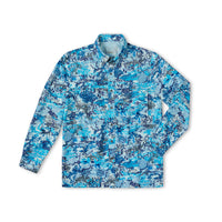 GameGuard Blue Digital Explorer Shirt | Long Sleeve