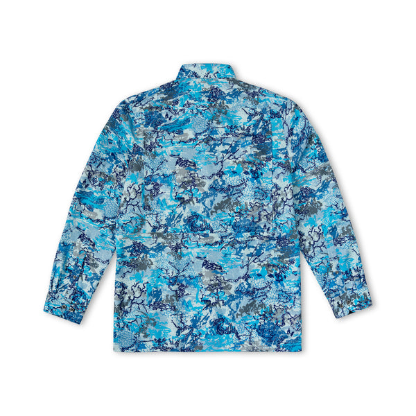 GameGuard Blue Digital Explorer Shirt | Long Sleeve
