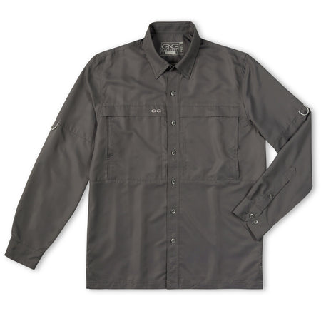Gunmetal Microfiber Shirt Long Sleeve | GameGuard