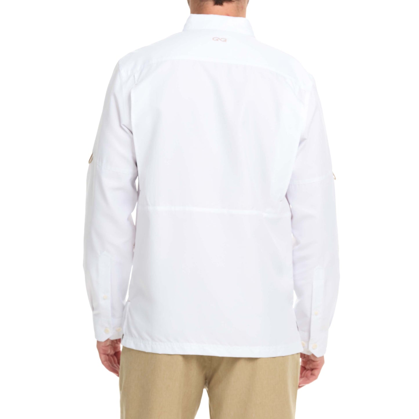 White Explorer Shirt | Long Sleeve-GameGuard