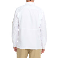 White Explorer Shirt | Long Sleeve-GameGuard