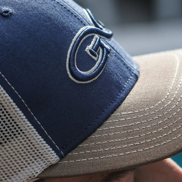 Deep Water Cap | TriColor | Stone MeshBack | Branded-GameGuard