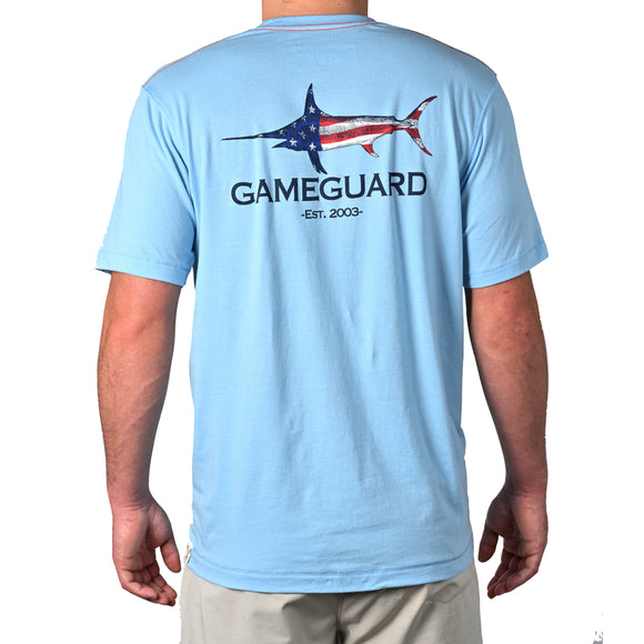 RainWater Graphic Tee - GameGuard light cotton and polyester shirt fitted comfortable t-shirt