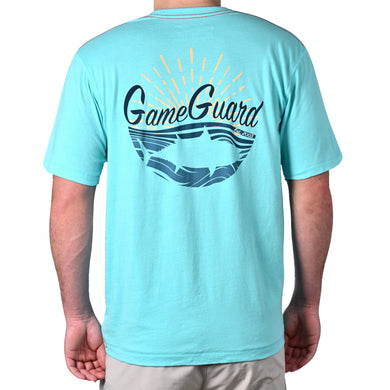 Aquatic Graphic Tee, light cotton and polyester shirt fitted comfortable