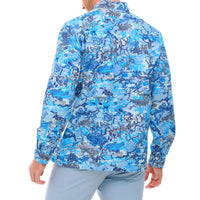 GameGuard Blue Digital Explorer Shirt | Long Sleeve-GameGuard