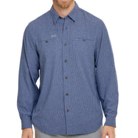 Indigo Maverick Shirt | Long Sleeve-GameGuard