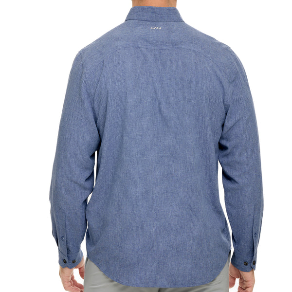 Indigo Maverick Shirt | Long Sleeve-GameGuard