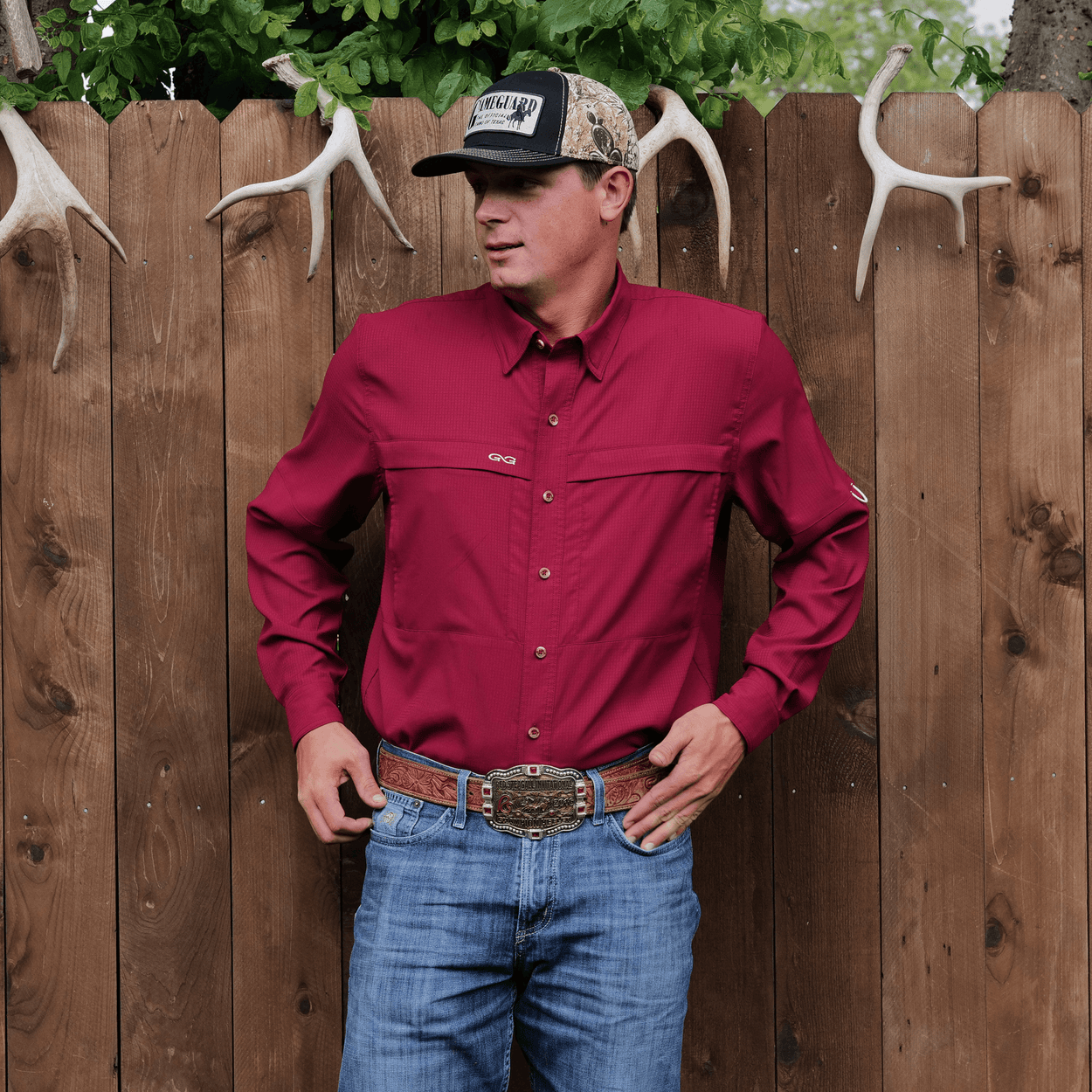 Scout Shirts - Oxblood Scout Shirt | Long Sleeve