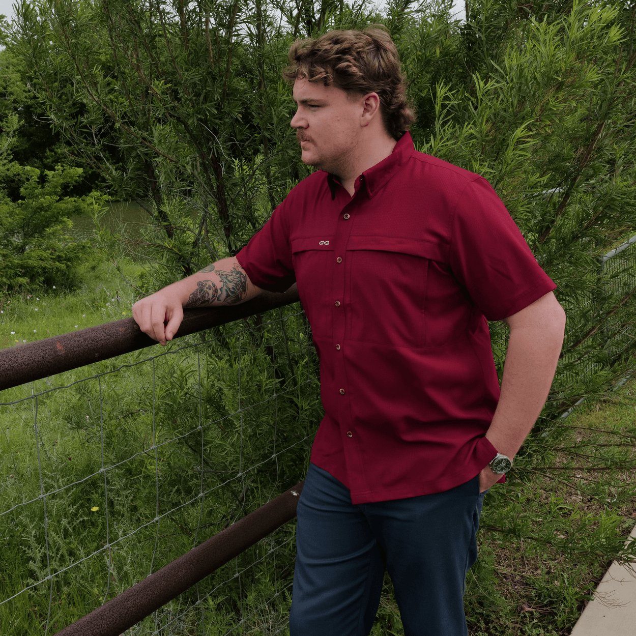 Scout Shirts - Oxblood Scout Shirt