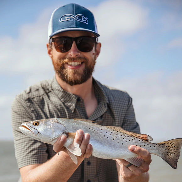 Deep Water Cap | White MeshBack - GameGuard